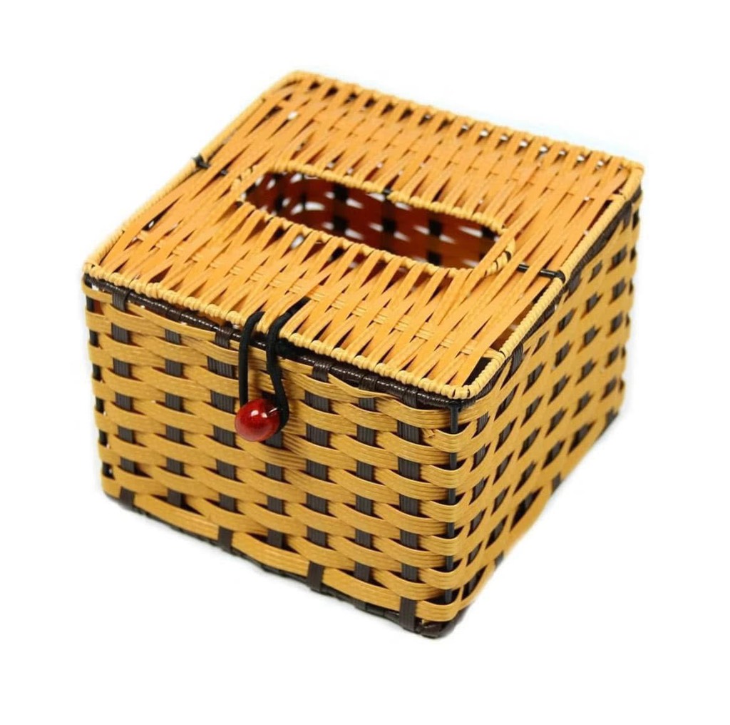 ống giấy mây đan
