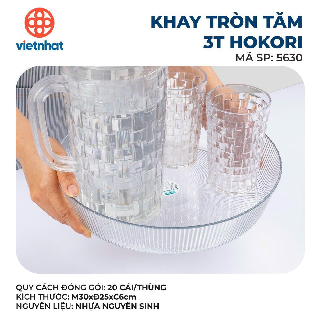 KHAY TRÒN TĂM 3T HOKORI 5630