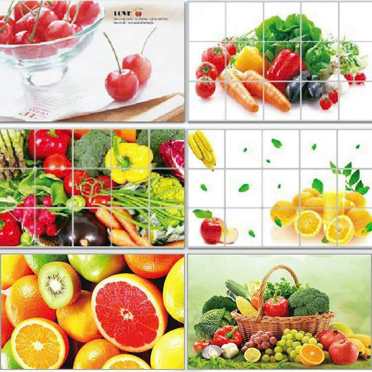 giấy dán tường bếp ga to