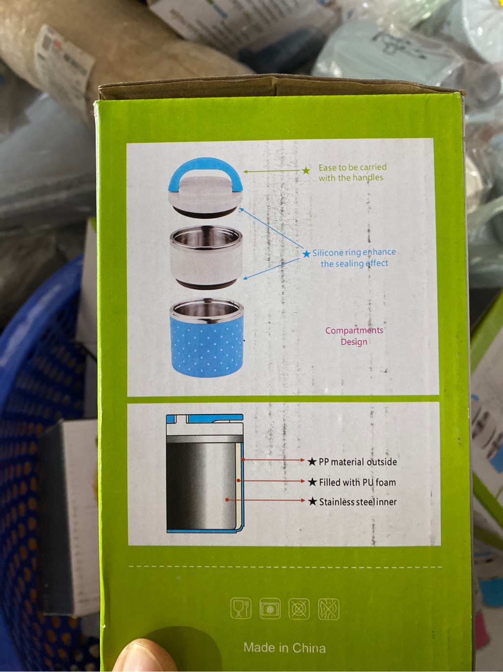 cặp lồng 2N chấm bi