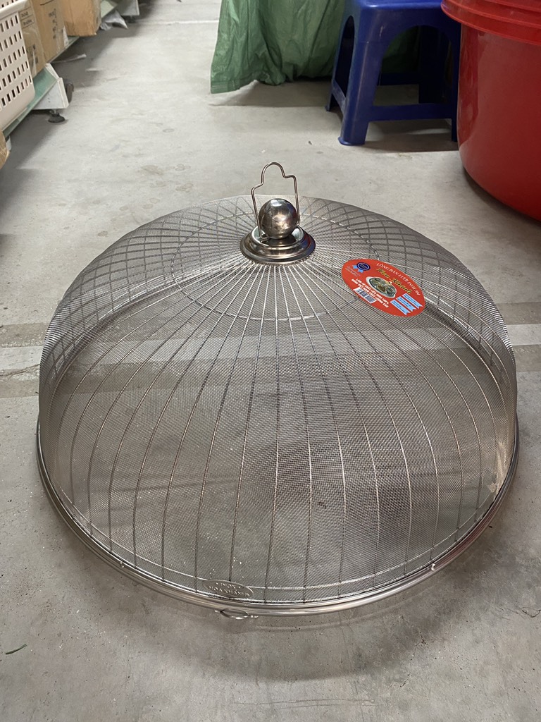 Lồng bàn inox lưới hoa khánh