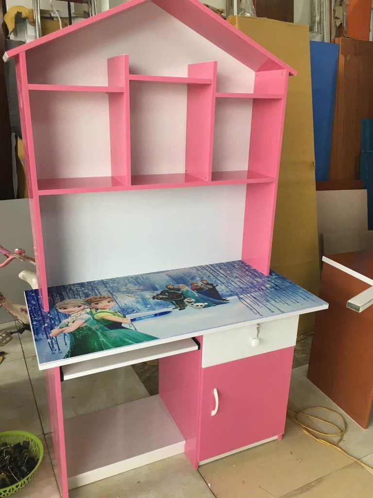 bàn kệ học sinh 1m có mái