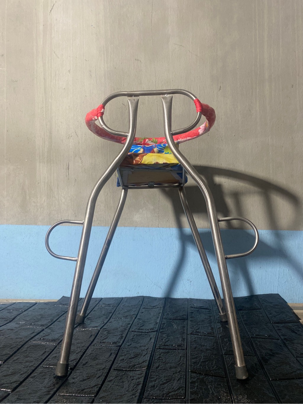 ghế xe lết inox( k nhận hàng trả)