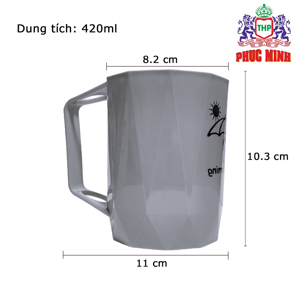 Cốc đánh răng 410ml C06