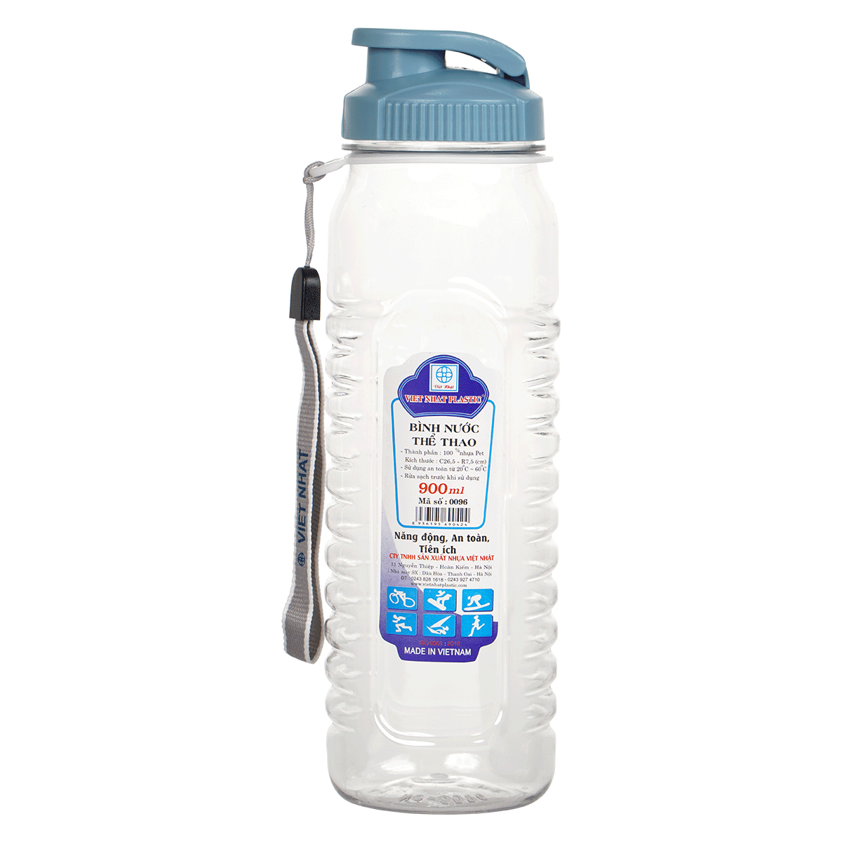 BÌNH NƯỚC THỂ THAO 900ML 0096