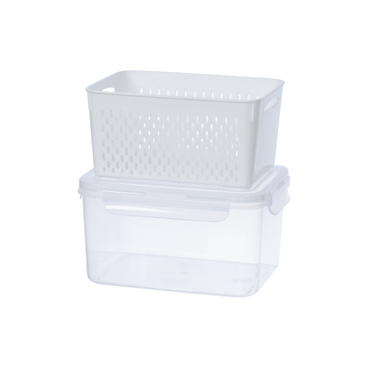 HỘP THỰC PHẨM CHỮ NHẬT 2 LỚP THÁI ĐẠI HOKORI 6572-3