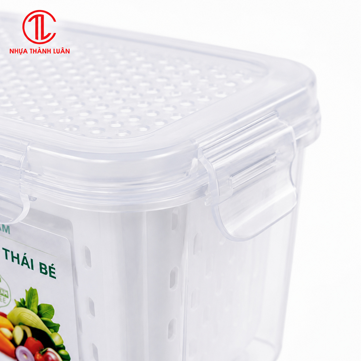 HỘP THỰC PHẨM CHỮ NHẬT 2 LỚP THÁI BÉ HOKORI 6572-1