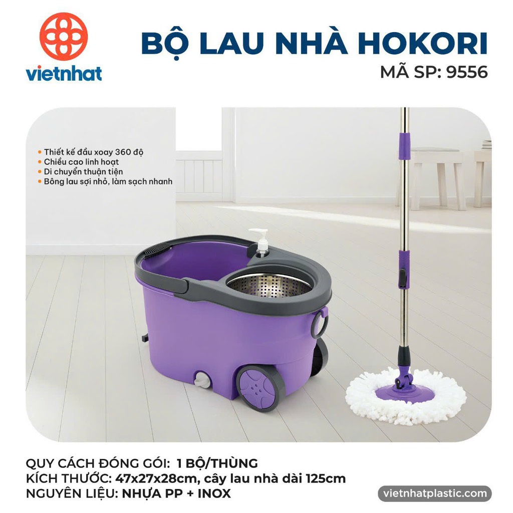 BỘ LAU NHÀ HOKORI 9556