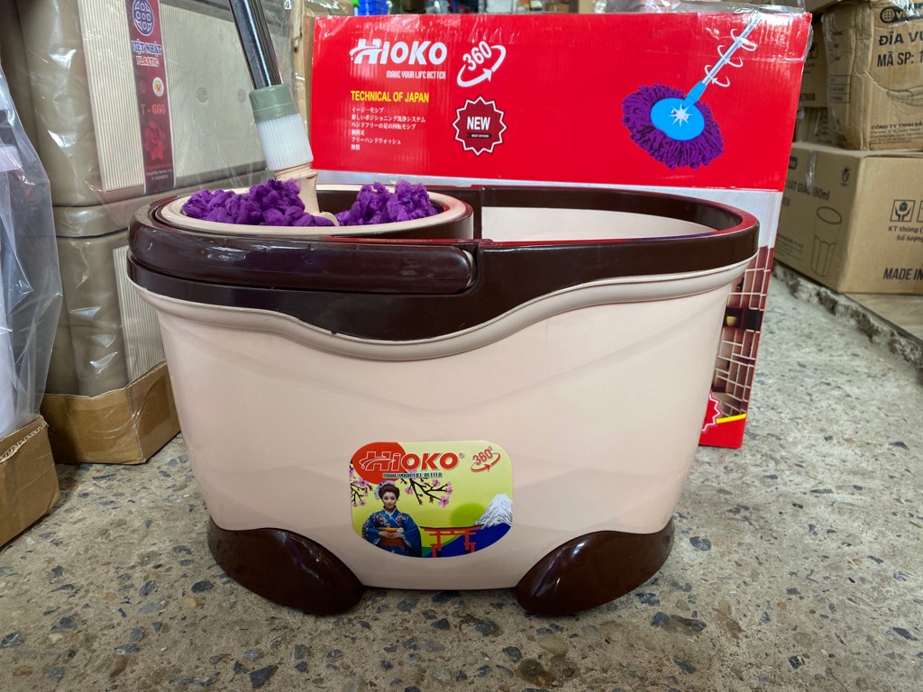 bộ lau nhà hioko xô bầu