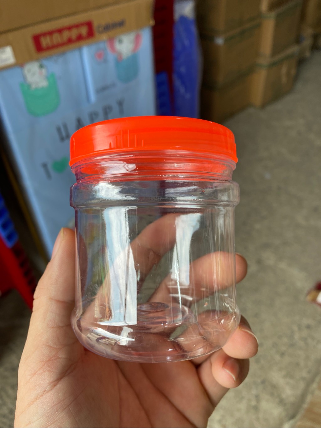 Lọ keo milo Huy Nụ không chữ P18-0803