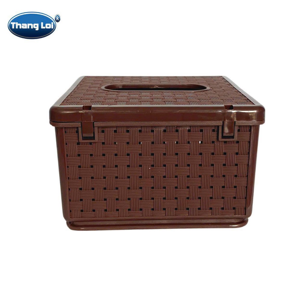 Hộp giấy vuông đan mây lớn  TL065