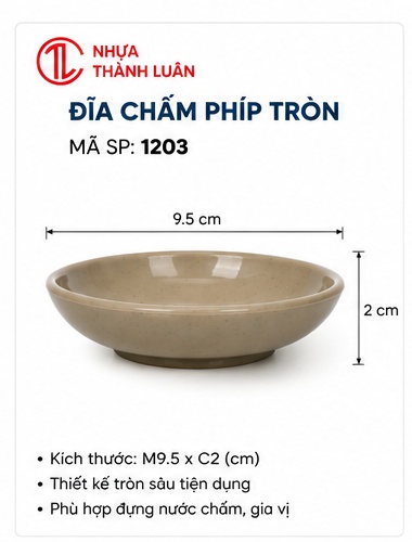 ĐĨA CHẤM PHÍP TRÒN 1203