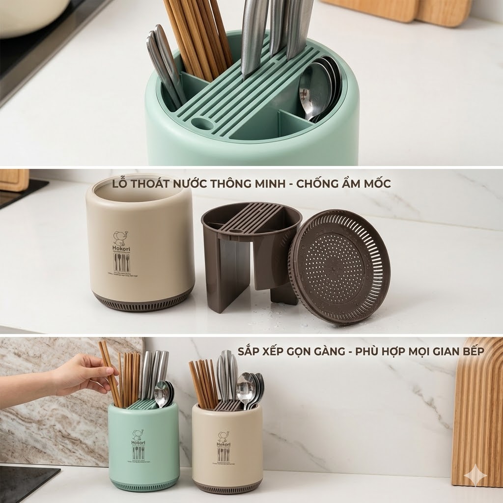 ỐNG CẮM DAO ĐŨA HOKORI 2781