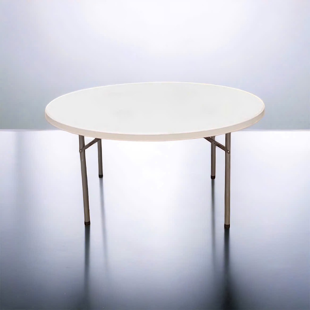 bàn nhựa ròn 120 cm chân rời inox