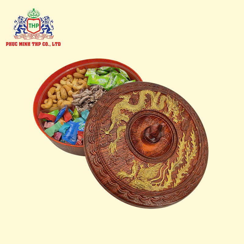 mứt nhạc long phụng vân gỗ