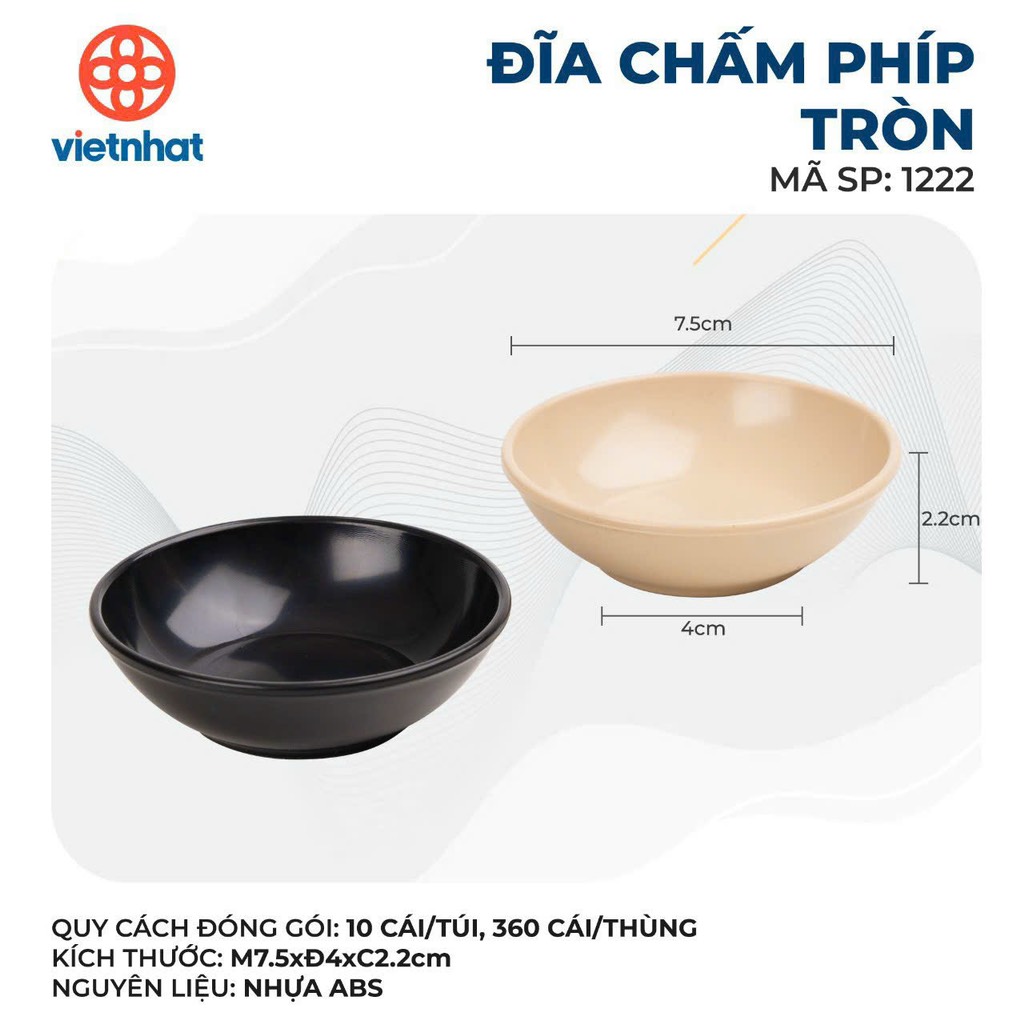 ĐĨA CHẤM PHÍP TRÒN 1222