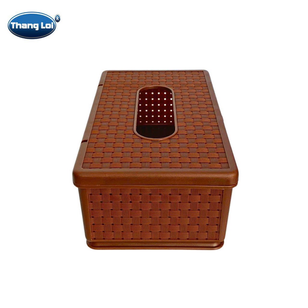 hộp giấy chữ nhật đan mây lớn TL067