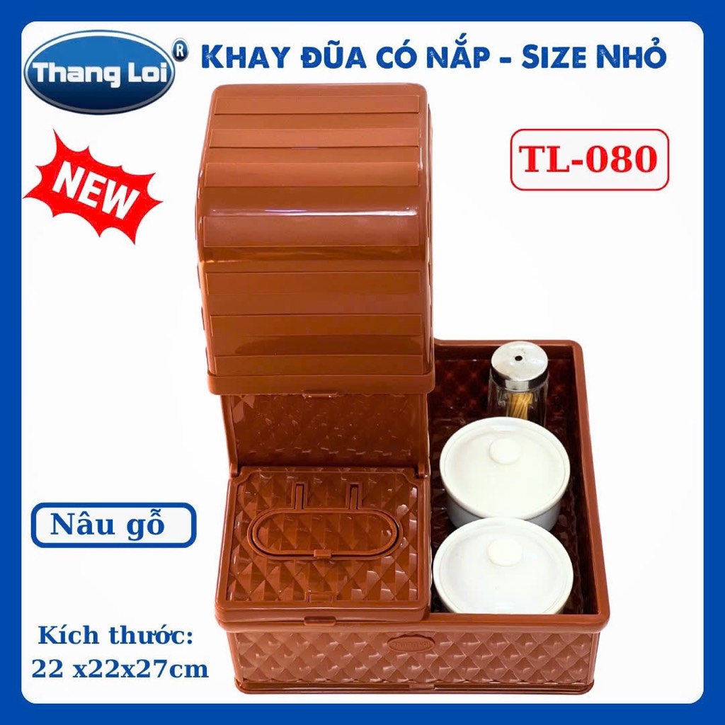 Khay đũa có nắp nhỏ 080