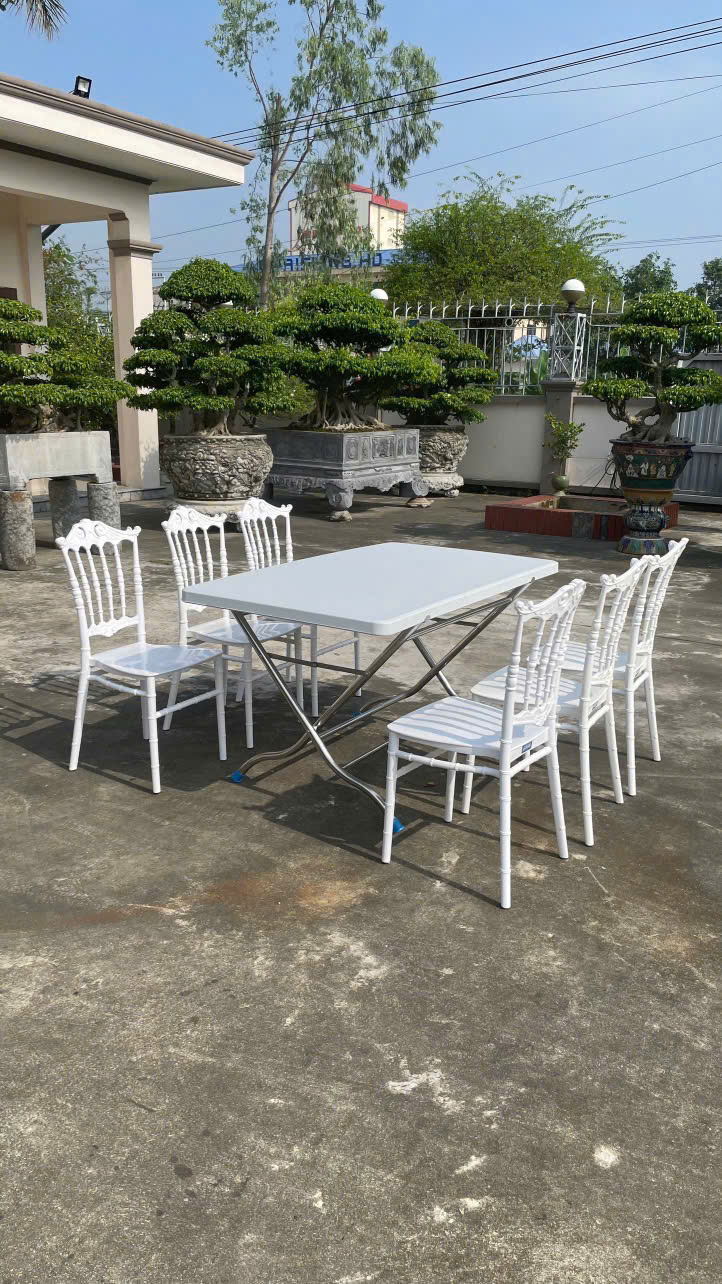 ghế đốt trúc bambo trắng ngọc trai dành cho nhà hàng quán ăn và sự kiện  aladanh-net-vn