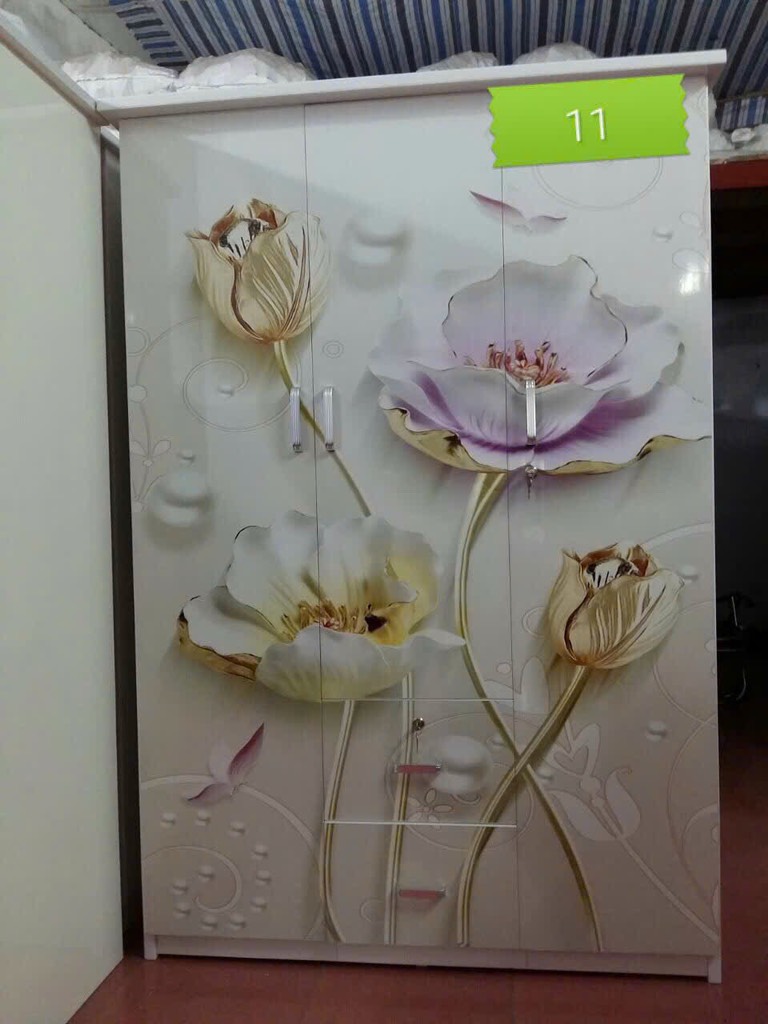 tủ 3 buồng 125 x 185 x 45 3D
