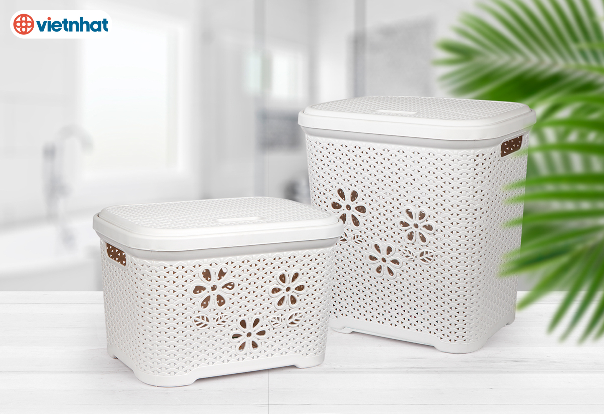 GIỎ NẮP HOA 5159