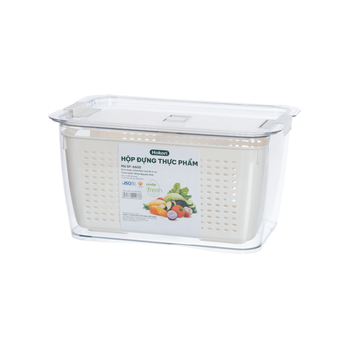 HỘP THỰC PHẨM HOKORI 6605