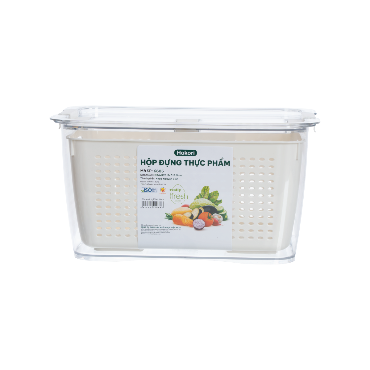 HỘP THỰC PHẨM HOKORI 6605