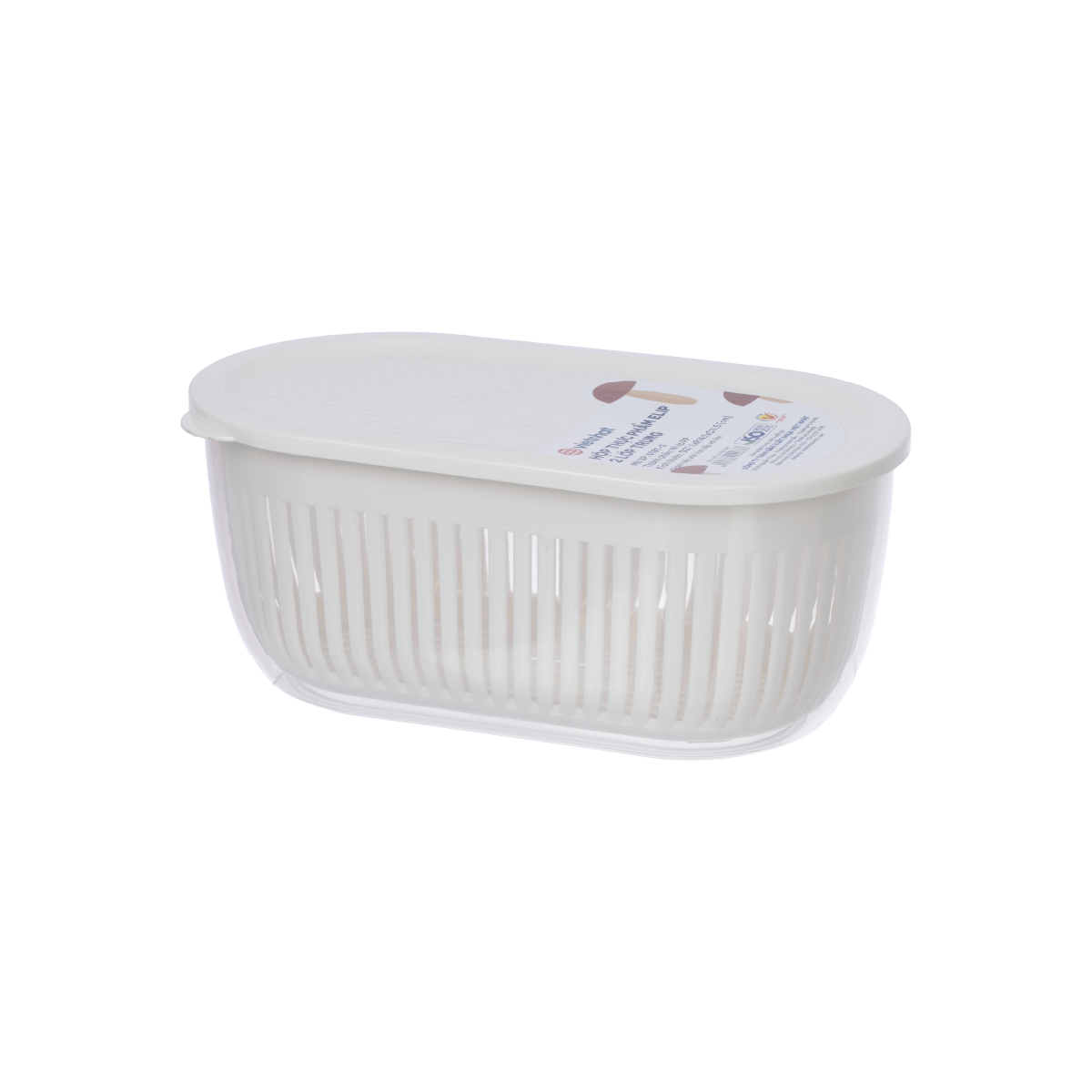 HỘP THỰC PHẨM ELIP 2 LỚP TRUNG 6597-2