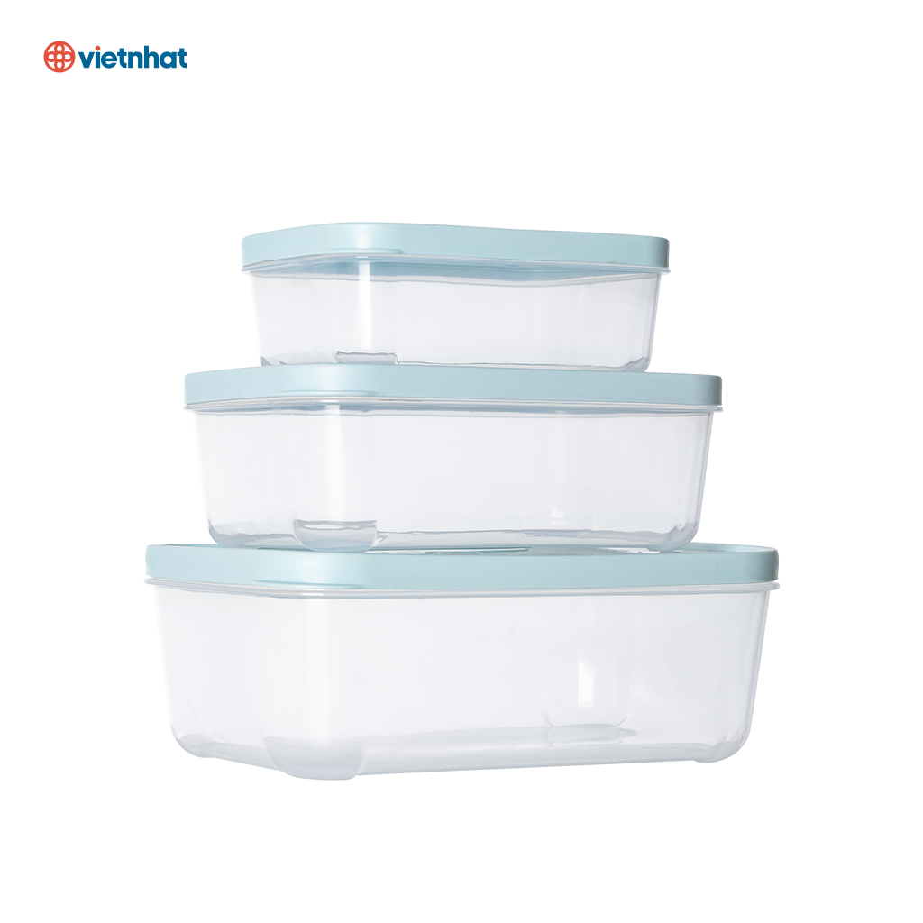HỘP THỰC PHẨM CHỮ NHẬT 2500 HOKORI 6533-3