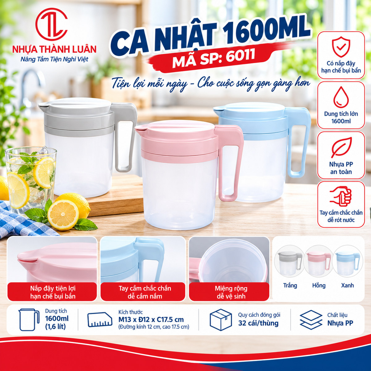 CA NHẬT 1600ML 6011