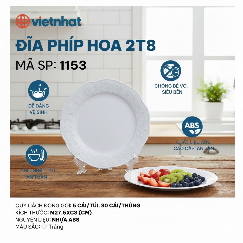 ĐĨA PHÍP HOA 2T8 1153