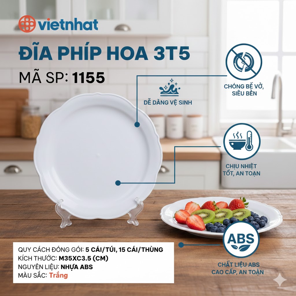 ĐĨA PHÍP HOA 3T5 1155
