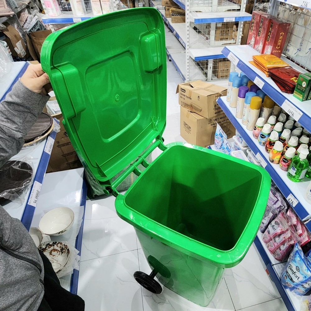 THÙNG RÁC CÓ BÁNH XE 120L GLCC 9110