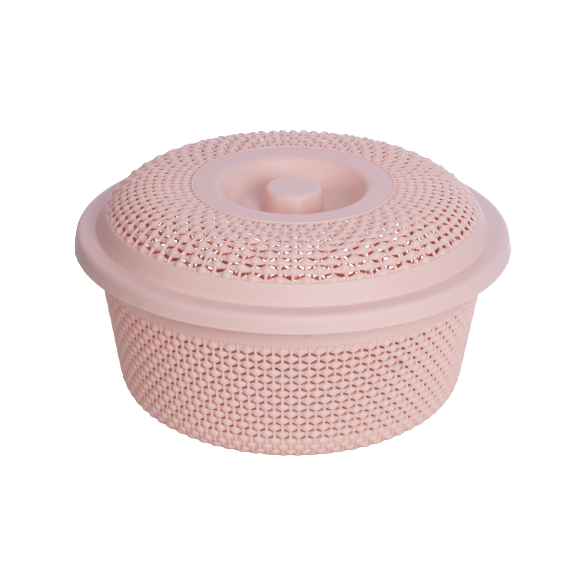 RỔ NẮP TRÒN CHẤM BI TO HOKORI 3276
