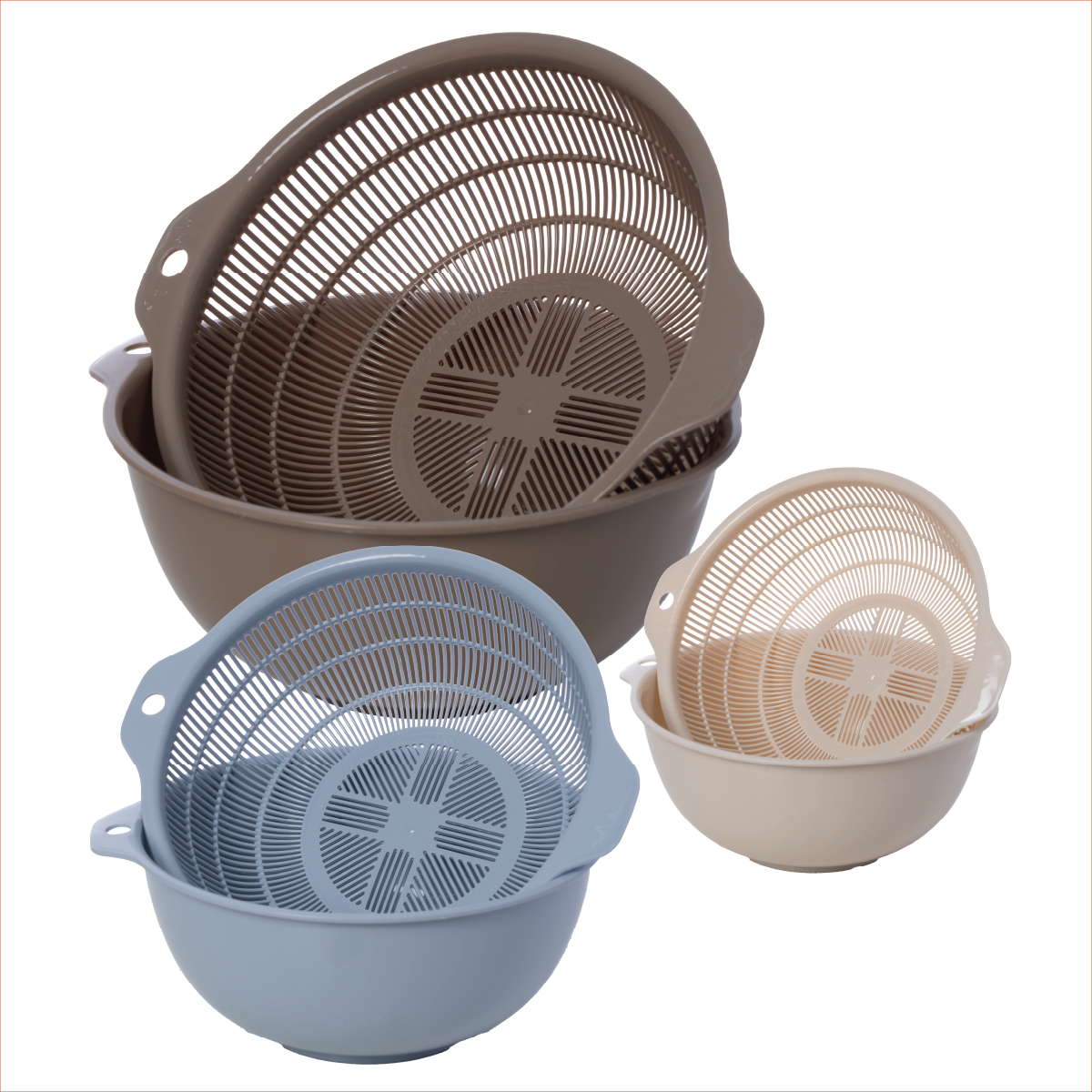 BỘ CHẬU RỔ TRÒN ĐẠI HOKORI 2377