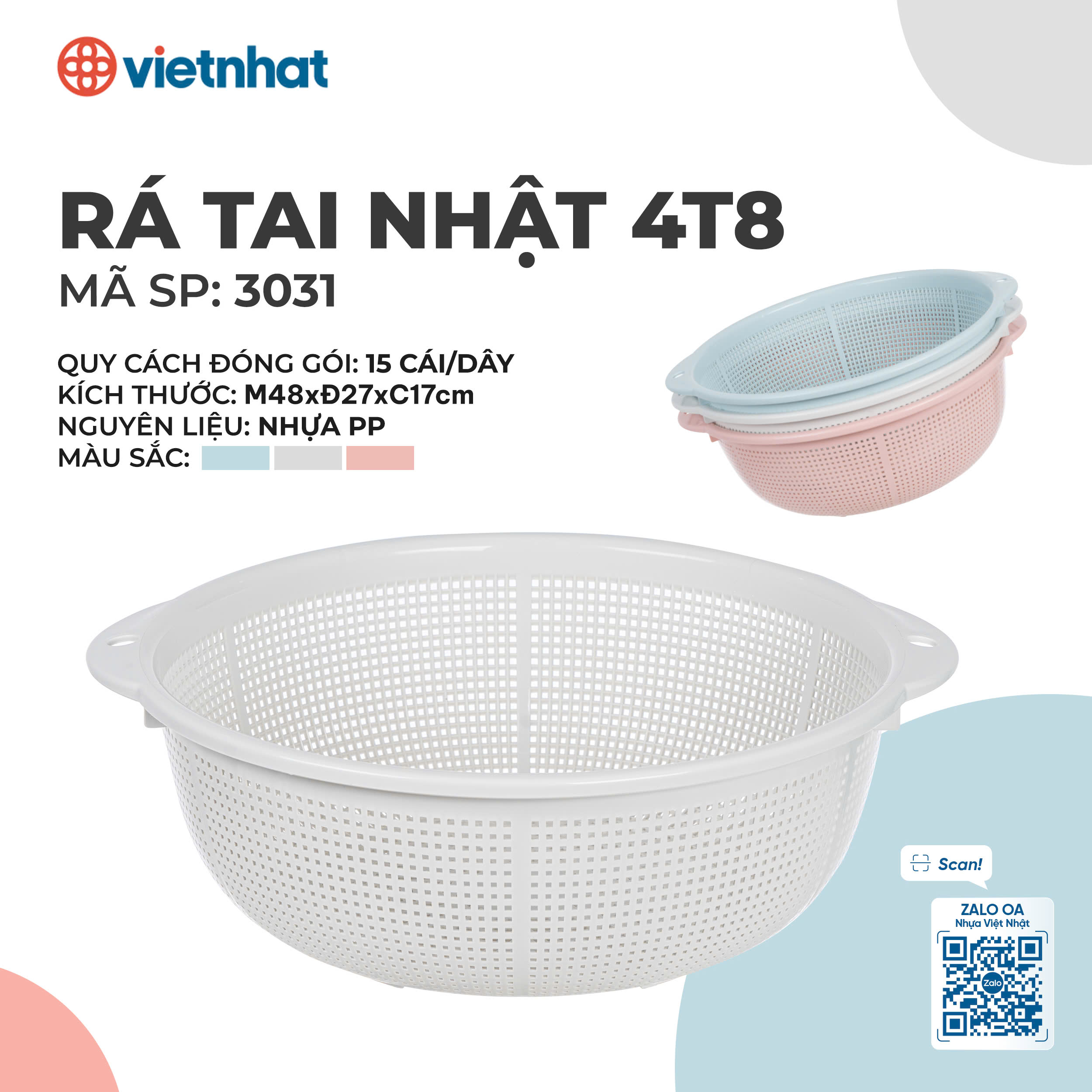 RÁ TAI NHẬT 4T8 3031