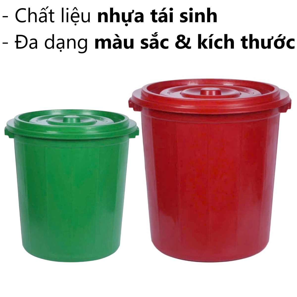 Thùng 60L Gia Long đỏ 9106