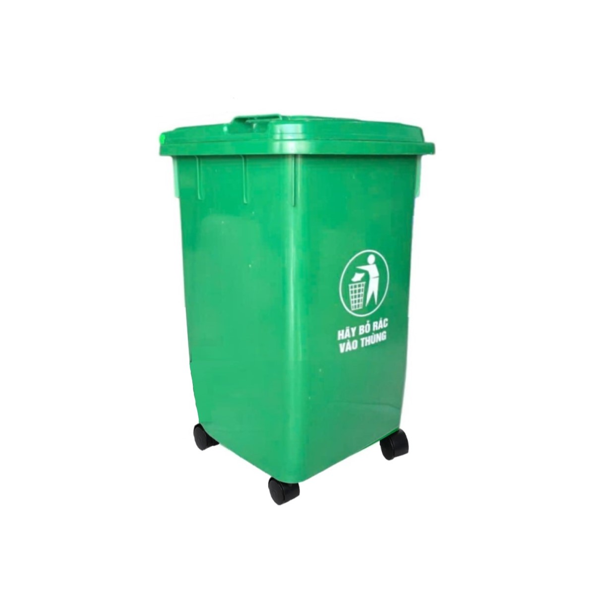 THÙNG RÁC CÓ BÁNH XE 60L GLCC 9100