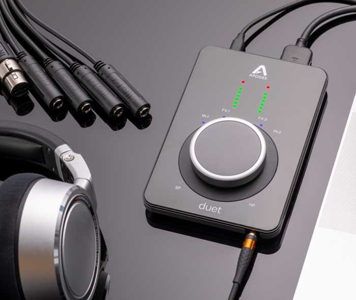 Sound Card Apogee Duet 3 đa dạng các cổng kết nối giúp bạn linh hoạt sử dụng