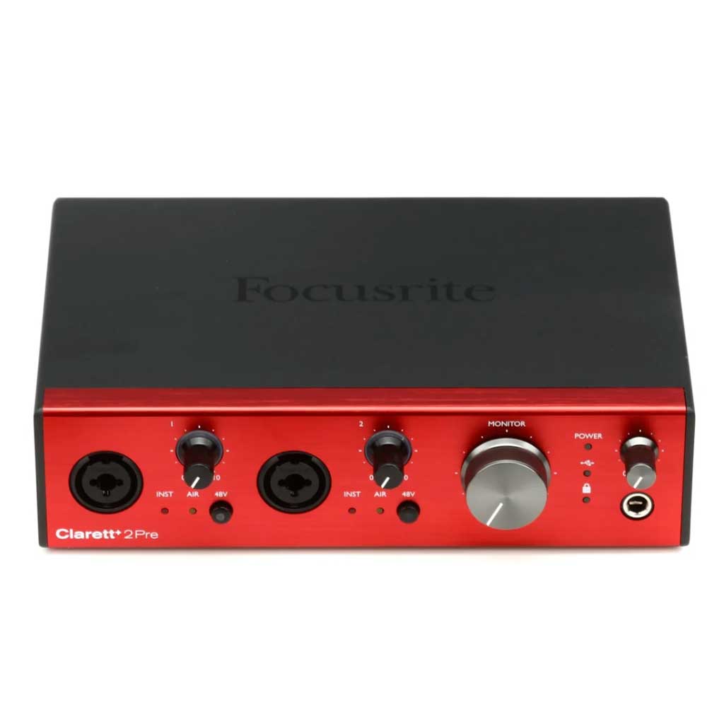 Sound card Focusrite Clarett+ 2Pre là cái tên được tin tưởng bởi các chuyên gia âm thanh toàn cầu