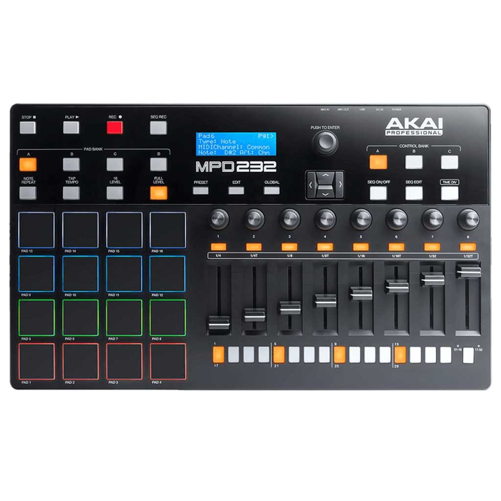 Bàn Điều Khiển Akai MPD232 Step Sequencer được trang bị nhiều tính năng nổi bật sẽ làm bạn say mê ngay từ lần đầu tiên sử dụng