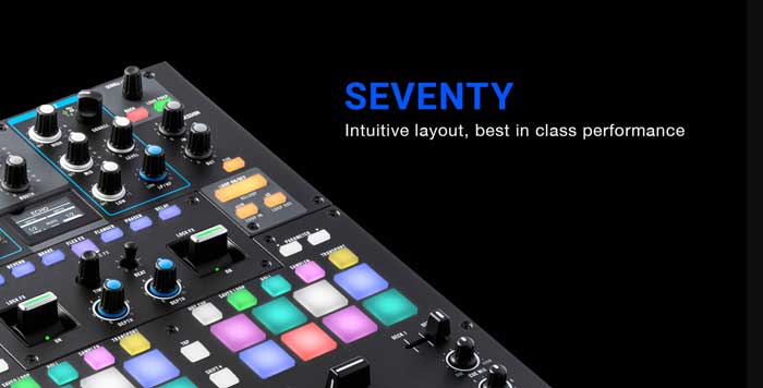 Bàn DJ Mixer Rane Seventy là thiết bị không thể thiếu đối với các bữa tiệc 