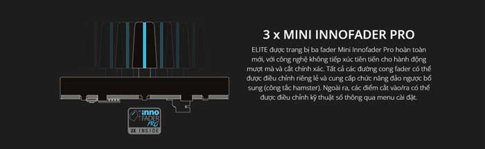Giới thiệu cơ bản Fader của Bàn DJ Mixer Reloop ELITE DVS 