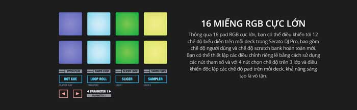 Giới thiệu miếng RGB của Bàn DJ Mixer Reloop ELITE DVS