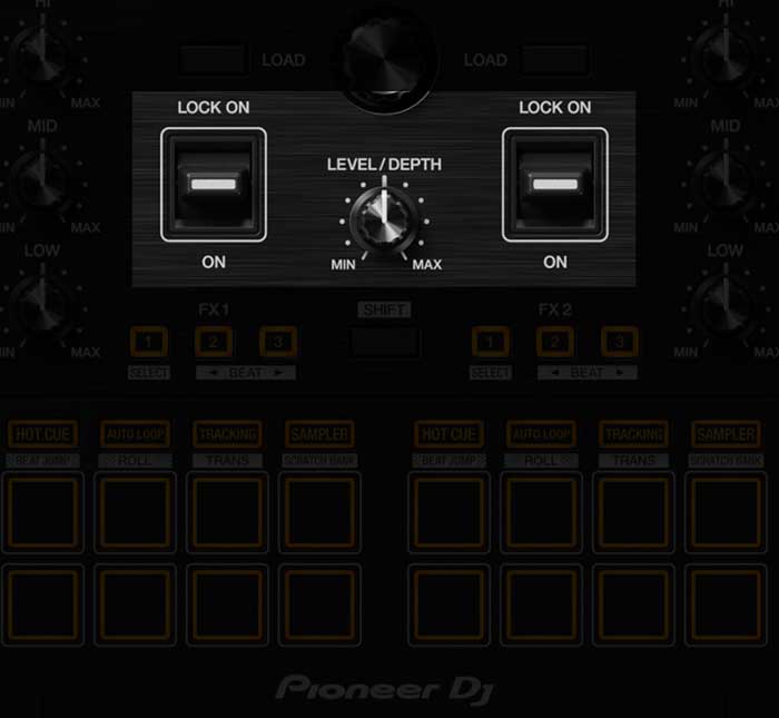 Bàn DJ Pioneer DDJ-REV1 có các nút điều khiển dễ dàng sử dụng