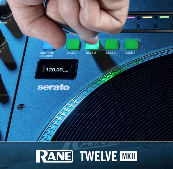 Bàn DJ Turntable Rane Twelve MKII có chế độ điều khiển MDI linh hoạt 