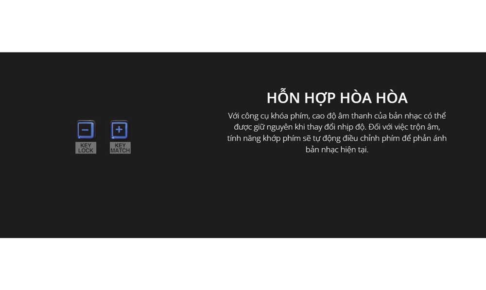 Bàn DJ Reloop Beat Pad 2 có công cụ khóa phím hiện đại