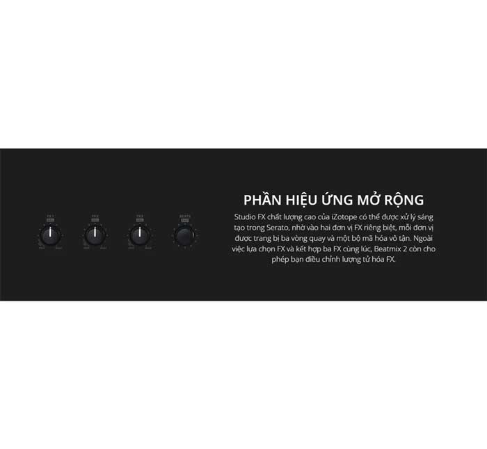 Reloop Beatmix 2 MK2 DJ Controller có núm vặn điều chỉnh FX chất lượng cao