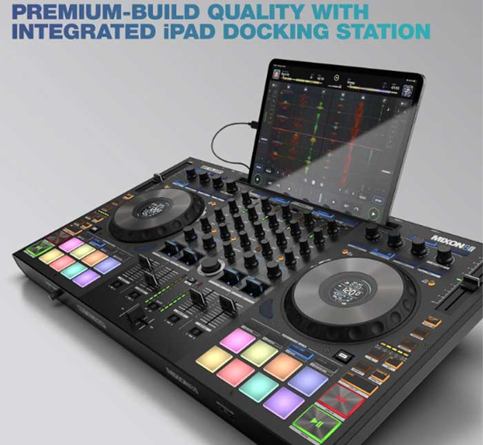 Bàn DJ Reloop Mixon 8 Pro Controller tích hợp được với các thiết bị thông minh