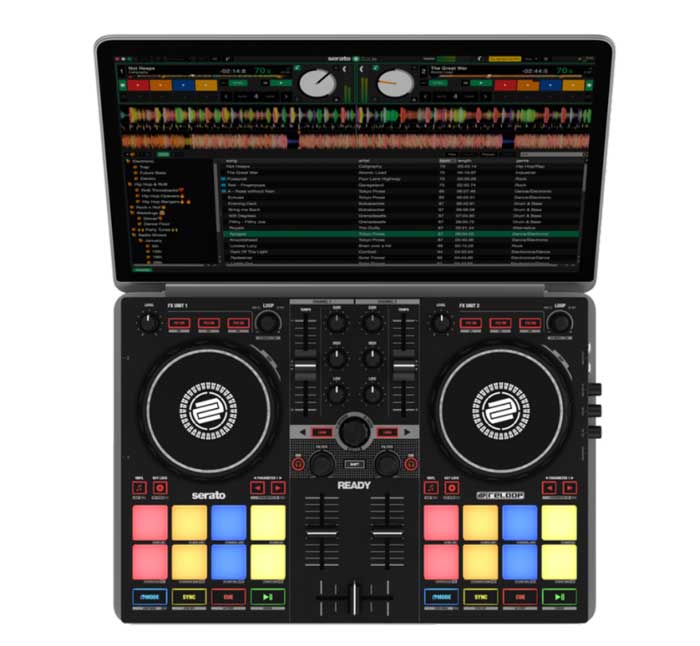 Bàn DJ Reloop Ready được tặng kèm theo phần mềm miễn phí 